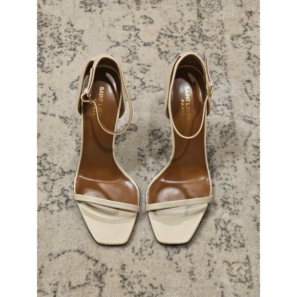 Saint Laurent Opyum YSL Logo Heels In Size 39.5 - Picture 5 of 10